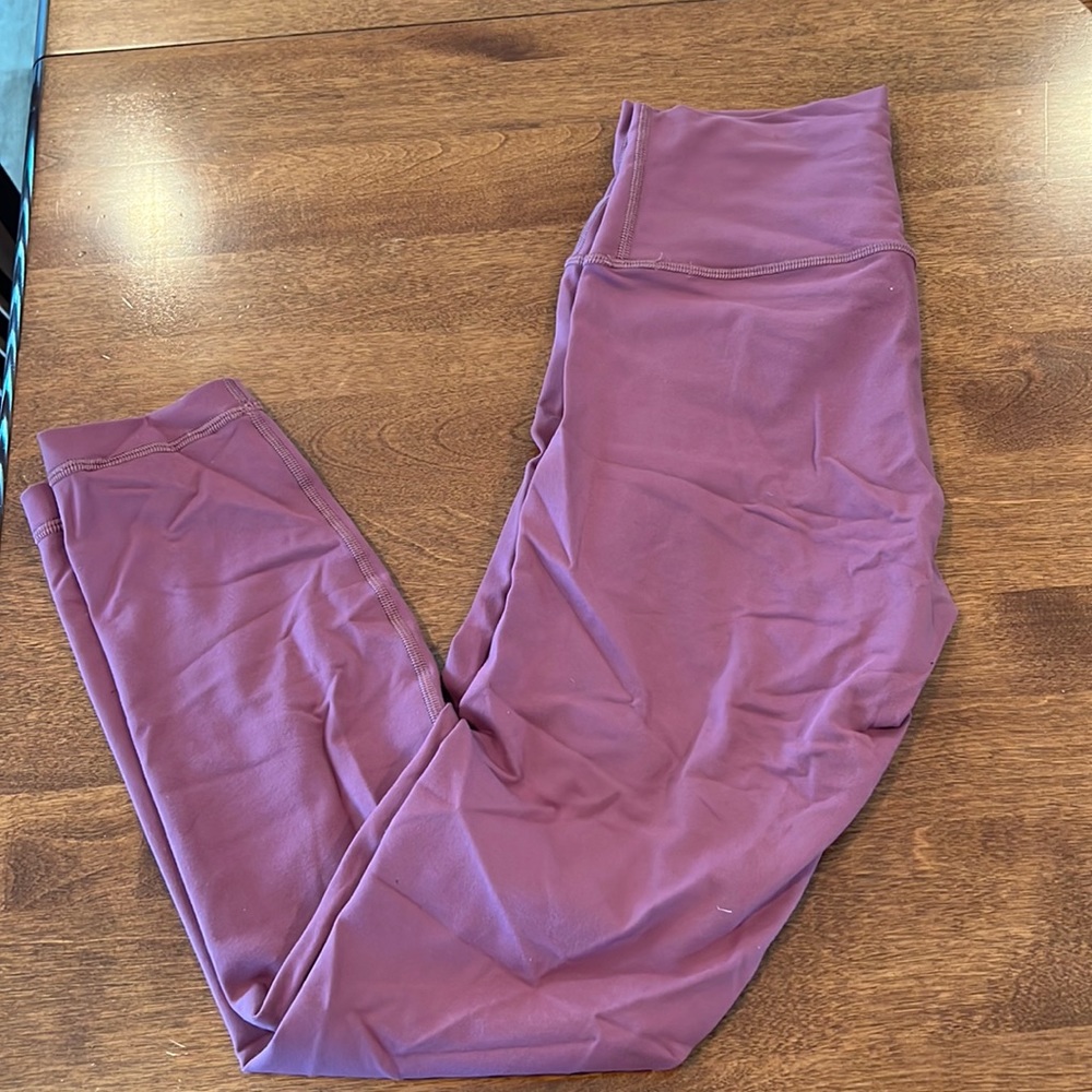 lululemon mauve leggings
